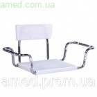 Сиденье со спинкой пластиковое для ванны- ДхШ 37х28